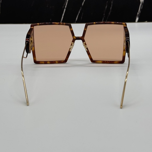 NEW DIOR OVERSIZED HAVANA WOMEN SUNGLASSES DIOR 30MONTAIGNE SU 26L0 EYEWEAR - Picture 6 of 10